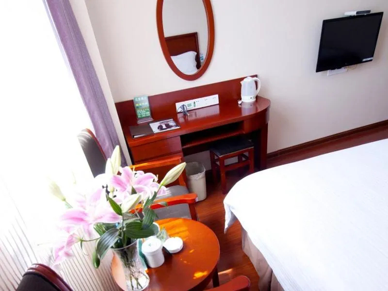Bed in GreenTree Inn Anhui Xuancheng South Zhaoting Road Business Hotel