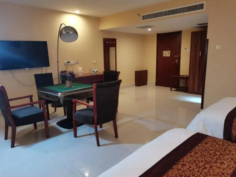 Bed in GreenTree Inn Shandong Liaocheng Town Dongchang Road Zhuanpan Business Hotel