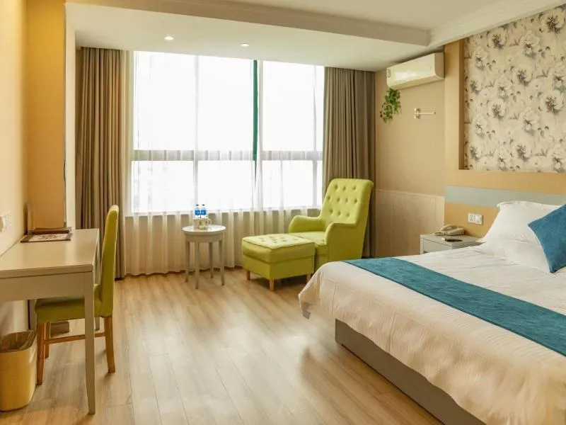 Bed in GreenTree Inn Rugao bus station