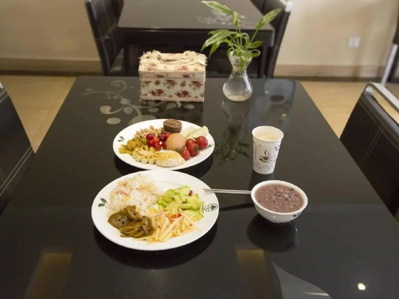 Buffet breakfast in GreenTree Inn Jiangsu Yancheng Economic Development Zone Management Committee Express Hotel