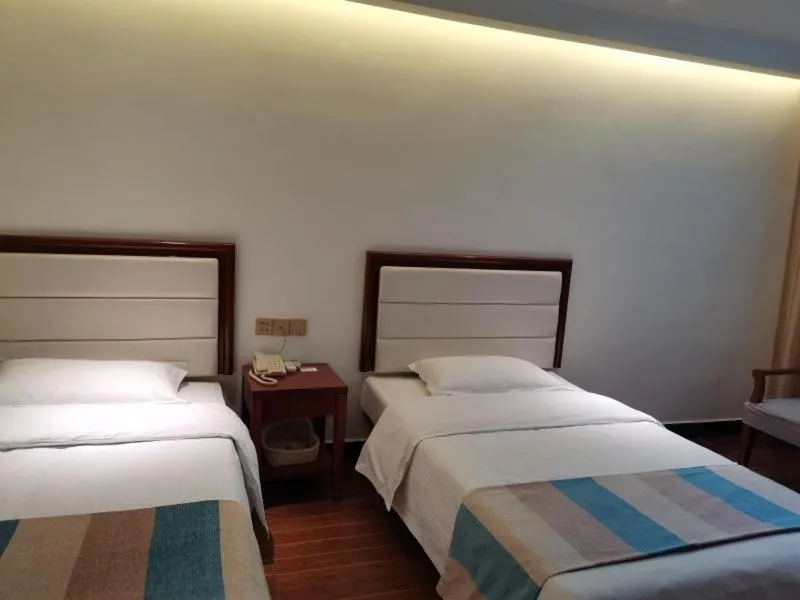 Bed in GreenTree Inn Jiangsu Xuzhou Yunlong District West Gate of Yunlong Public Park Express Hotel