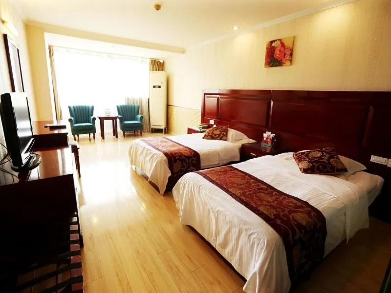 Bed in GreenTree Inn JiangSu LianYunGang Bus Station East JieFang Road Business Hotel