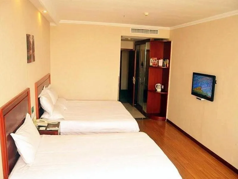 Bed in GreenTree Inn Jiangsu Suqian Siyang Bus Station Business Hotel