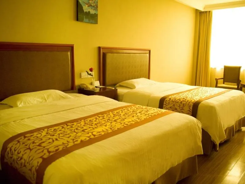 Bed in GreenTree Inn Jiangsu Suqian Siyang Bus Station Business Hotel