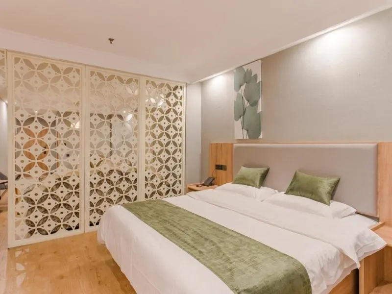 Bed in Greentree Inn Hefei Yakun Plaza Branch