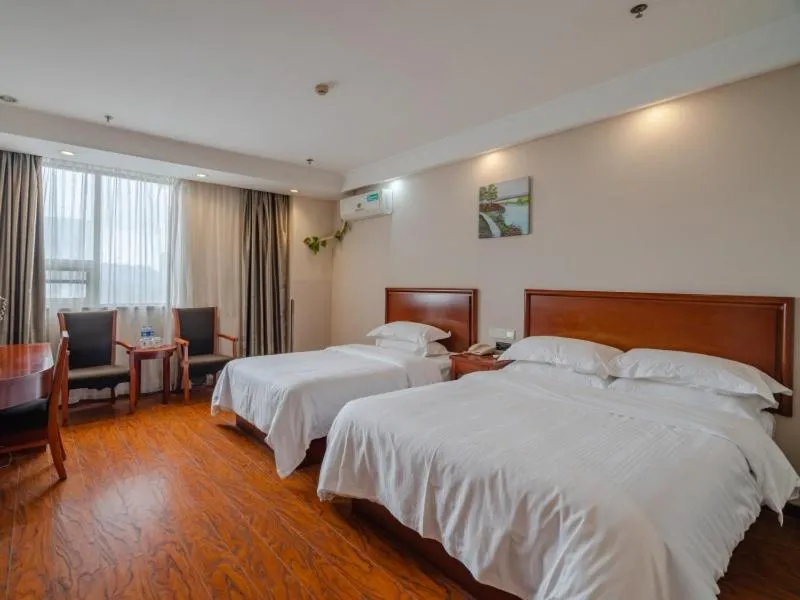 Bed in Greentree Inn Hefei Yakun Plaza Branch