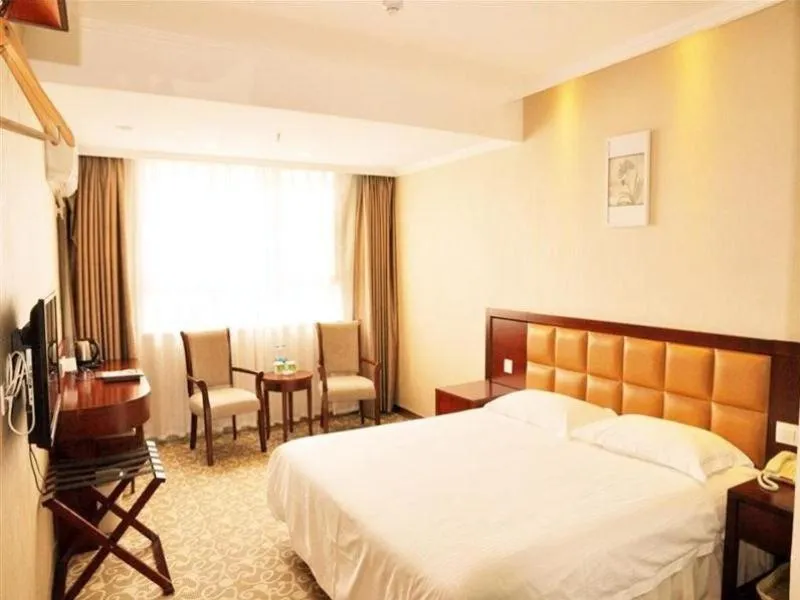 Bed in GreenTree Inn Anhui Hefei Tianehu Wanda Square Express Hotel