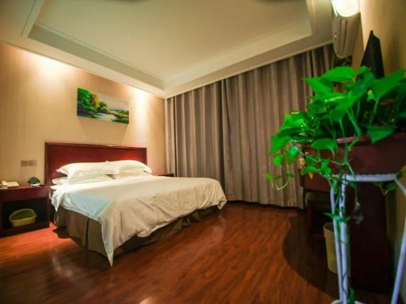 Bed in Greentree Inn Anhui Hefei Bianhe Road Yuanshangyuan Express Hotel