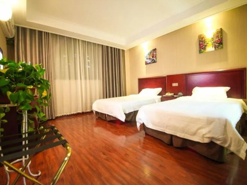 Bed in Greentree Inn Anhui Hefei Bianhe Road Yuanshangyuan Express Hotel