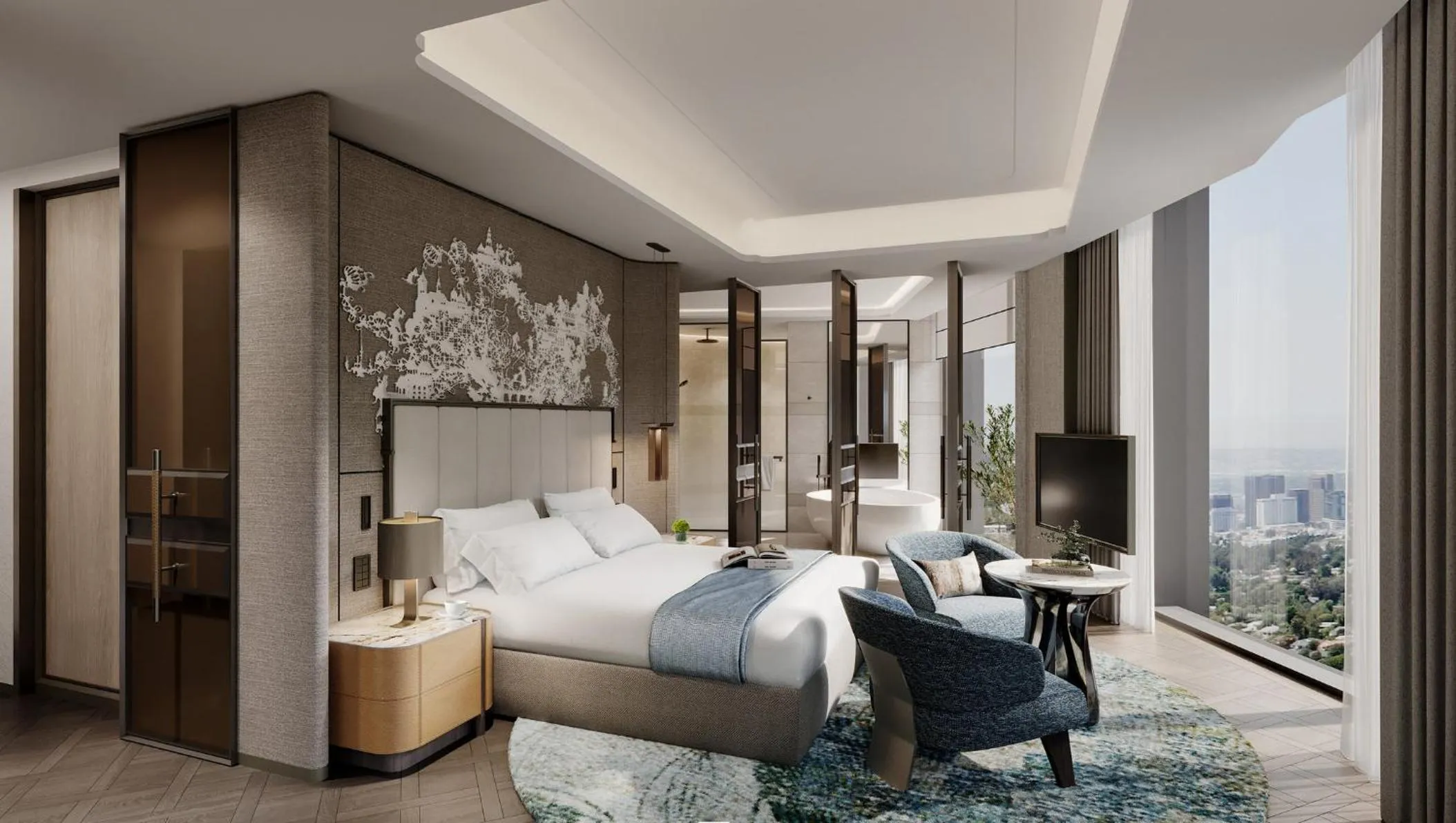 Photo of the whole room, Bed in HUALUXE Zhongshan City Center