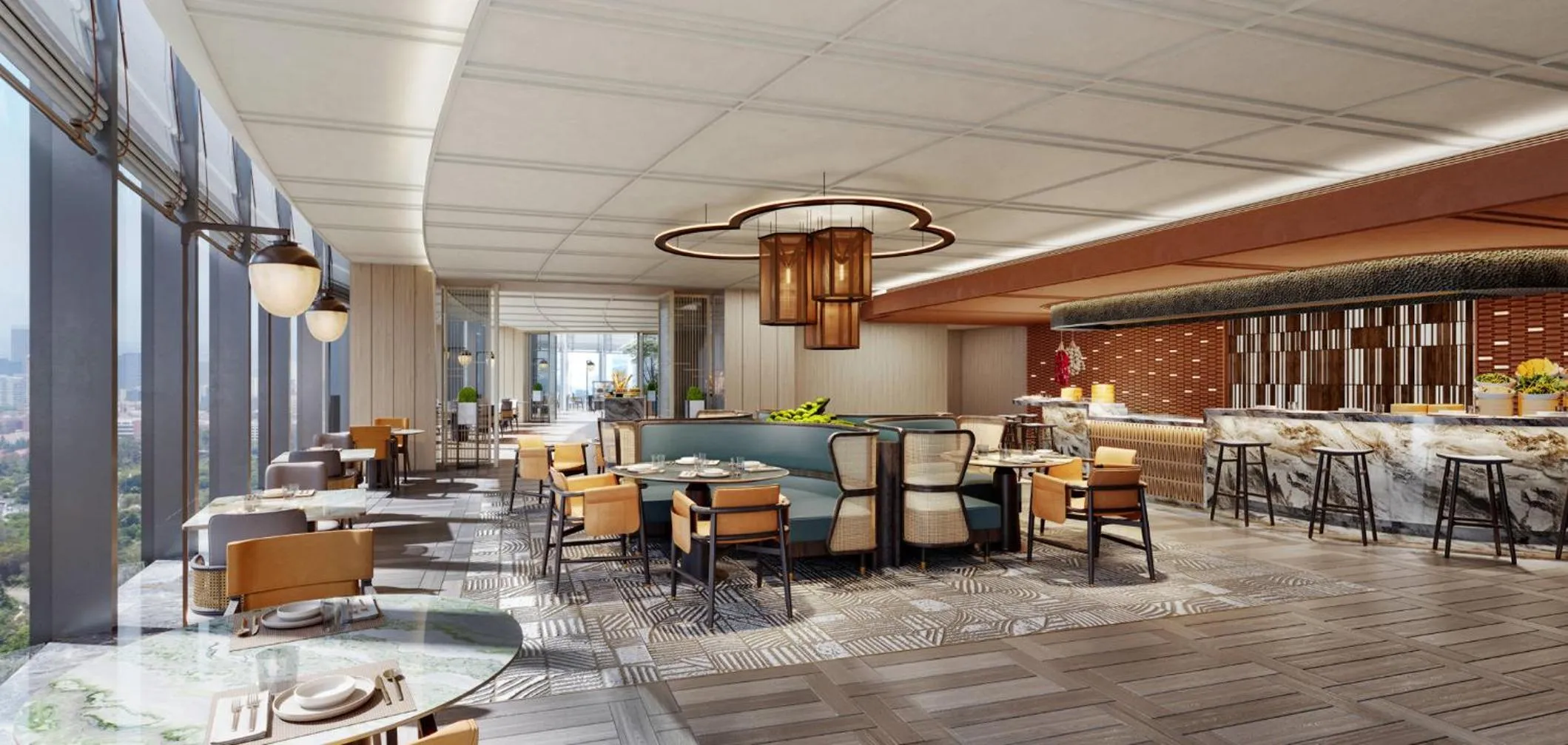 Restaurant/places to eat in HUALUXE Zhongshan City Center