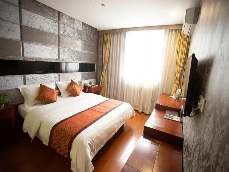 Bed in GreenTree Inn TianJin Ji County South YuYang Road GuLou Square Express Hotel