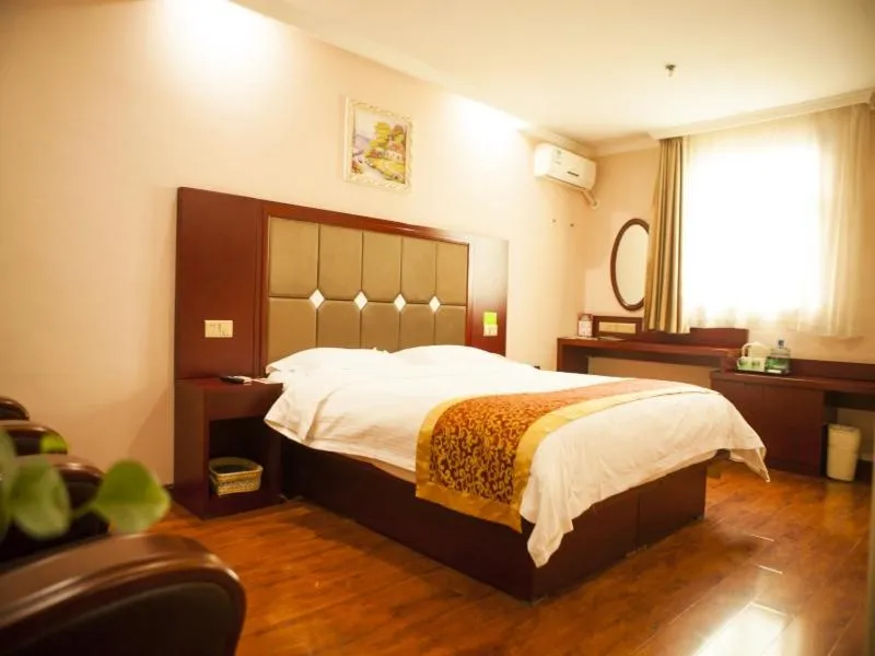 Bed in GreenTree Inn Shanxi Taiyuan Jianshe S) Road Inner Ring Express Hotel
