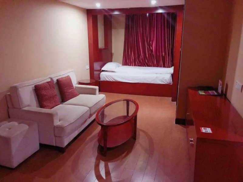 Bed in GreenTree Alliance Anhui Chuzhou Middle Qingliu Road Qingliu Bridge Hotel