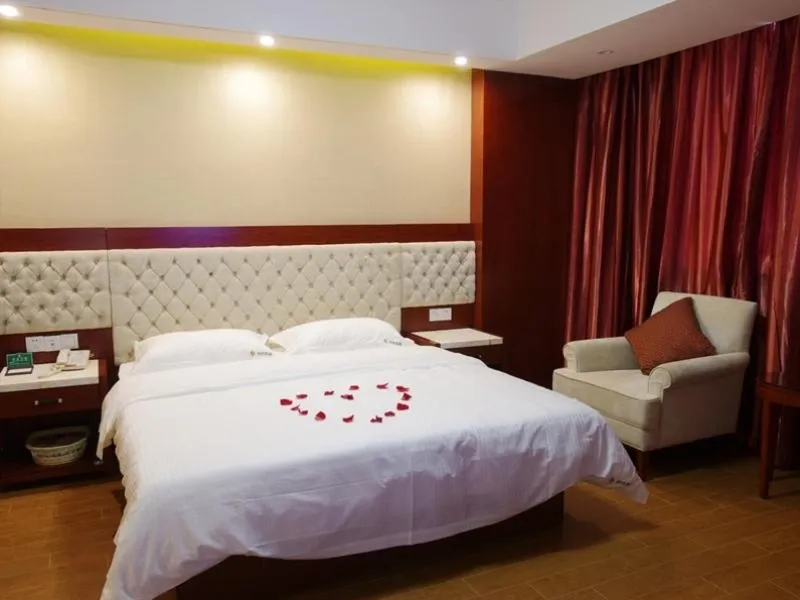 Bed in GreenTree Alliance Anhui Chuzhou Middle Qingliu Road Qingliu Bridge Hotel