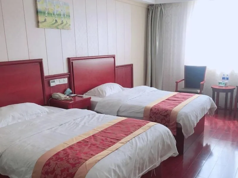 Bed in GreenTree Inn AnHui XuanCheng LangXi GuoGou Plaza North Gate Express Hotel