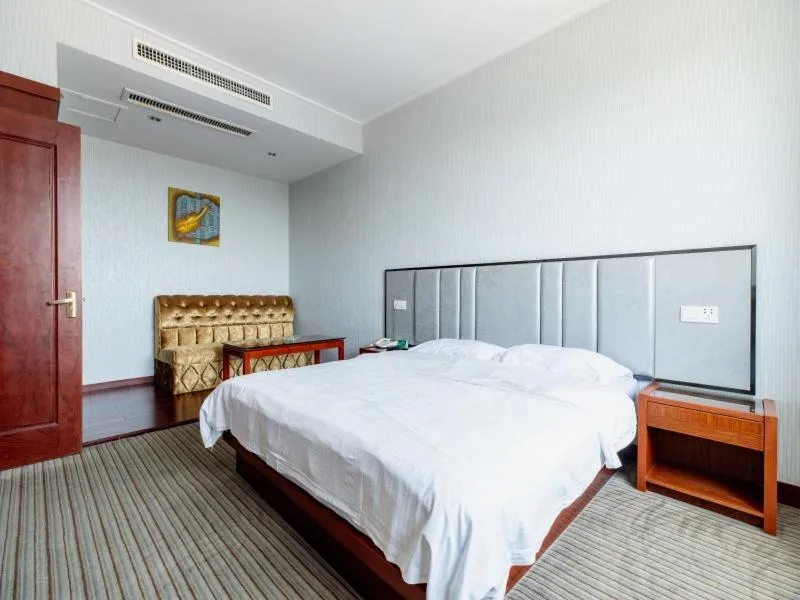 Bed in GreenTree Alliance Zhejiang Zhoushan Haitian Avenue West Donghai Road Hotel