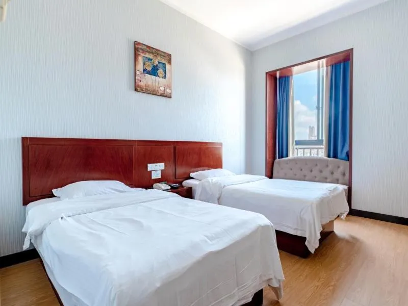 Bed in GreenTree Alliance Zhejiang Zhoushan Haitian Avenue West Donghai Road Hotel