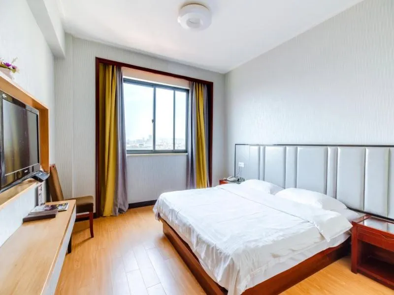 Bed in GreenTree Alliance Zhejiang Zhoushan Haitian Avenue West Donghai Road Hotel