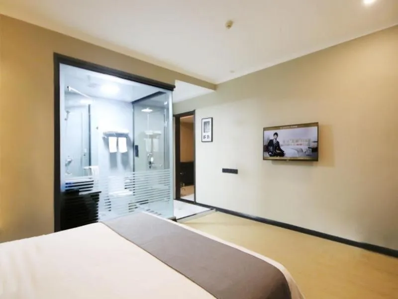 Bed in GreenTree Inn ShanDong ZaoZhuang TengZhou FuQian Road LongQuan Square Business Hotel