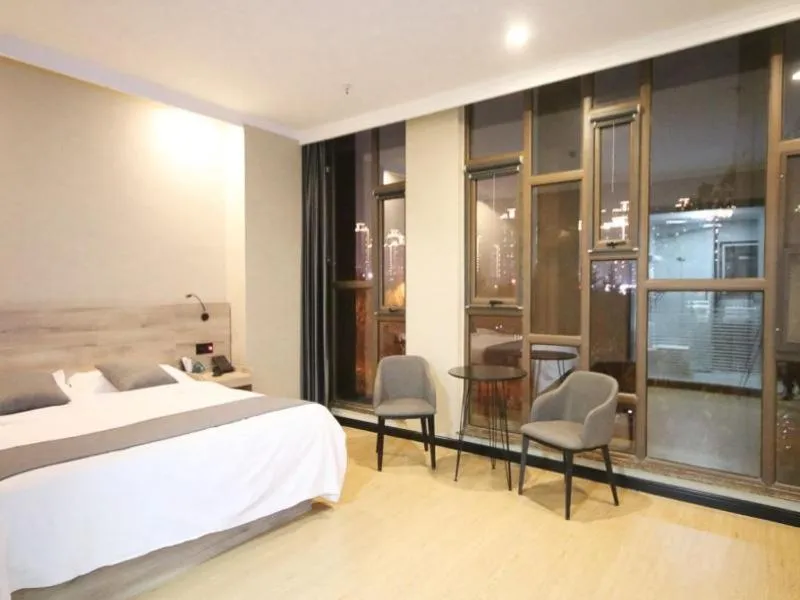 Bed in GreenTree Inn ShanDong ZaoZhuang TengZhou FuQian Road LongQuan Square Business Hotel