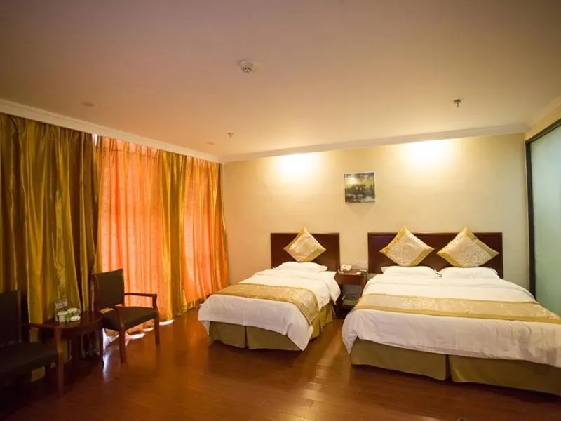 Bed in GreenTree Inn ShanDong ZaoZhuang TengZhou FuQian Road LongQuan Square Business Hotel