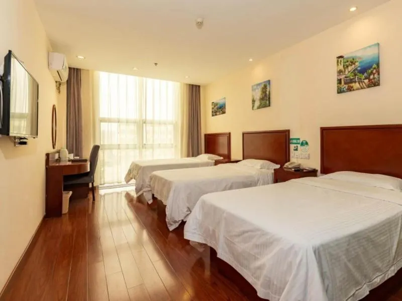 Bed in GreenTree Inn ShanDong RiZhao JuXian YinXing Avenue Middle ShanDong Road Business Hotel