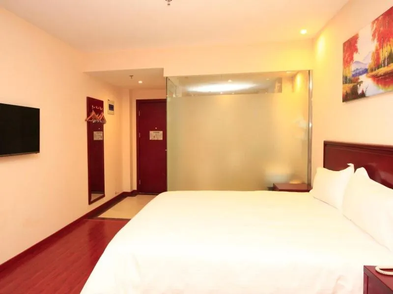 Bed in GreenTree Inn ShanDong RiZhao JuXian YinXing Avenue Middle ShanDong Road Business Hotel