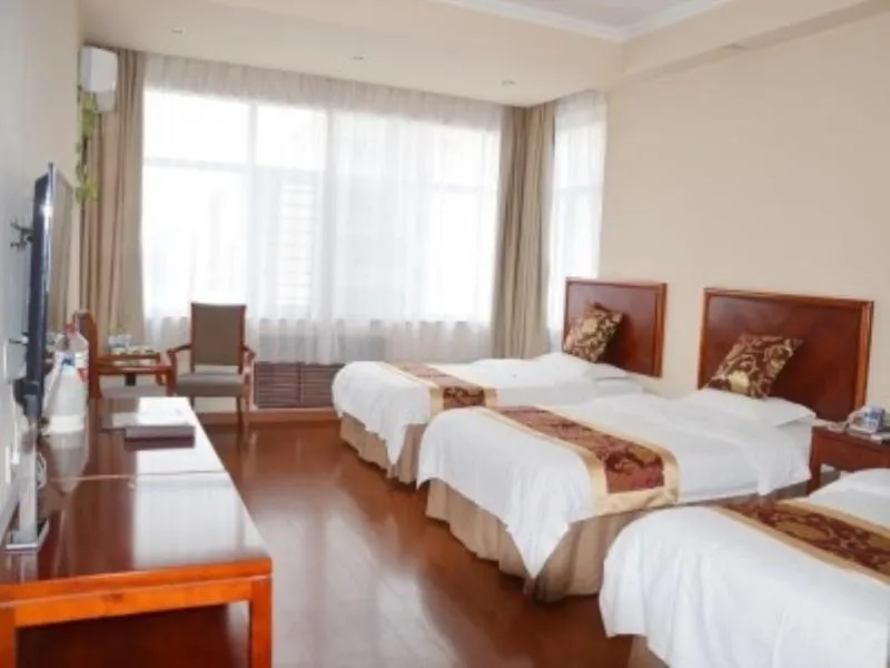 Bed in GreenTree Inn ShanDong LaiWu West LaiWu Road Express Hotel