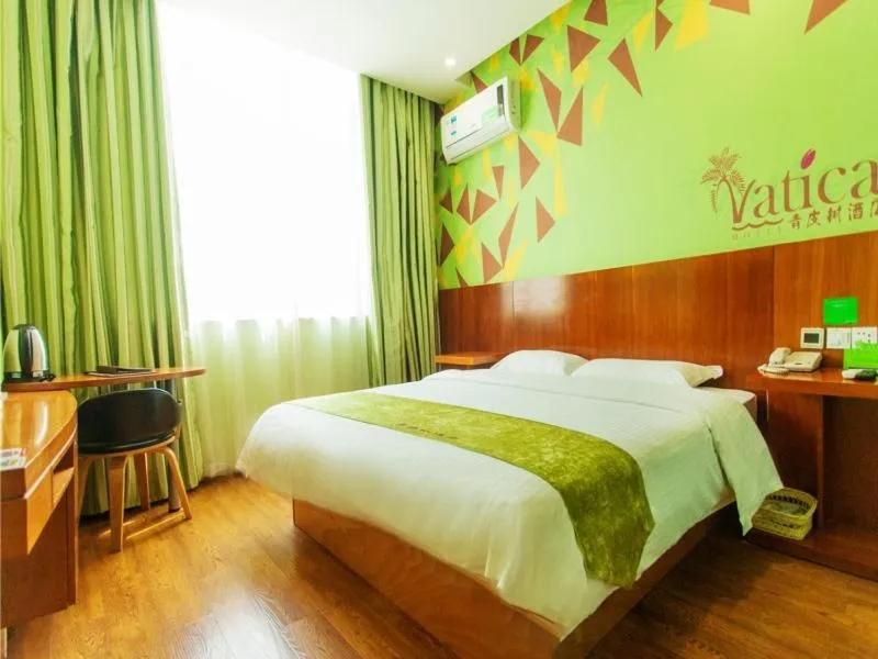 Bed in Vatica JiangSu Wuxi Xibei Canal Metro Station Huilv Road Hotel