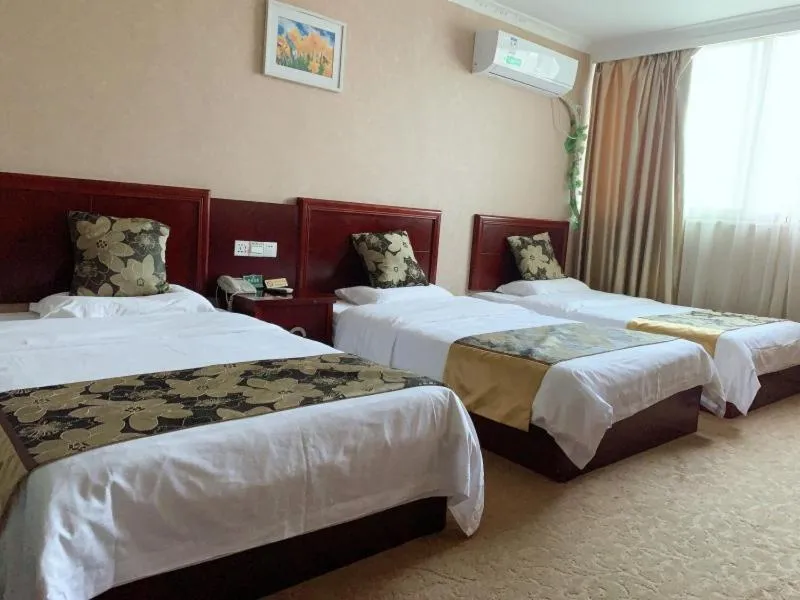 Bed in GreenTree Alliance Jiangsu Wuxi Yixing jinsanjiao Bus Station Hotel