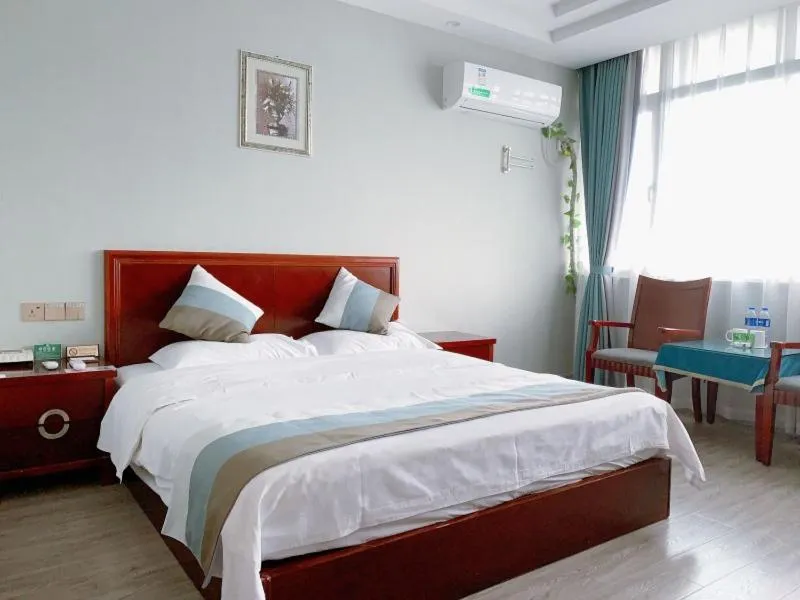 Bed in GreenTree Alliance Jiangsu Wuxi Yixing jinsanjiao Bus Station Hotel