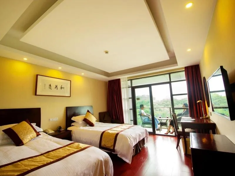 Bed in GreenTree Inn JiangSu SuZhou Science and Technology City Business Hotel