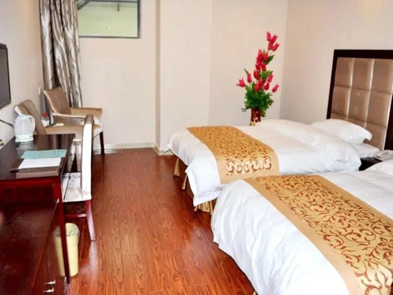 Bed in GreenTree Inn JiangSu YanCheng West Bus Station Business Hotel