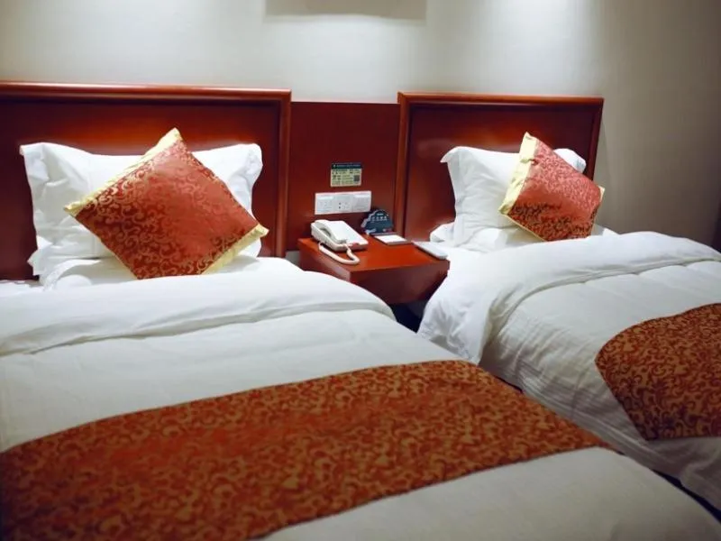 Bed in GreenTree Inn JiangSu XuZhou KuangDa HuaiTa East Gate Express Hotel