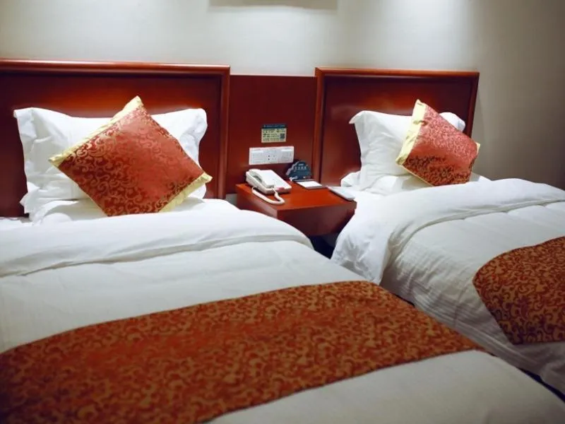 Bed in GreenTree Inn JiangSu XuZhou KuangDa HuaiTa East Gate Express Hotel