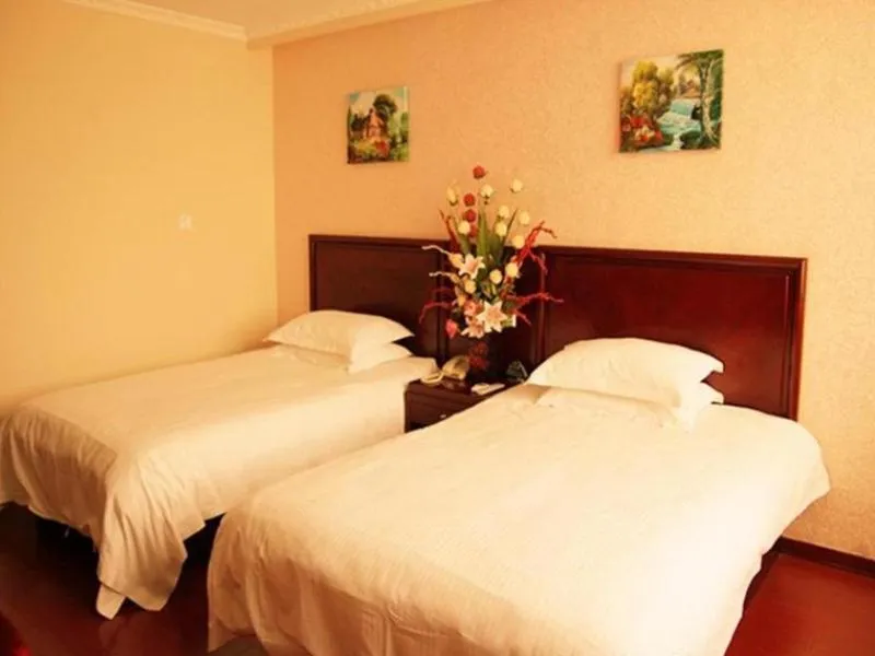 Bed in GreenTree Inn JiangSu XuZhou PiZhou Xinsu Center Fuzhou Road Express Hotel