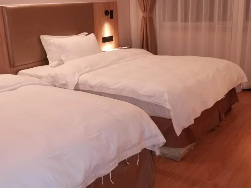 Bed in GreenTree Inn Anhui Hefei Mengcheng Road Beierhuan Express Hotel