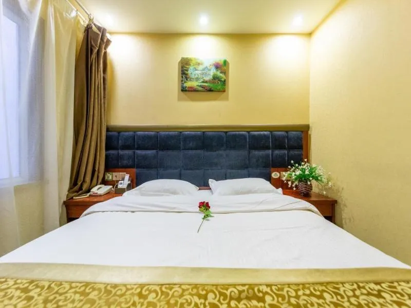 Bed in GreenTree Inn GanSu LanZhou JingNing Road Express Hotel