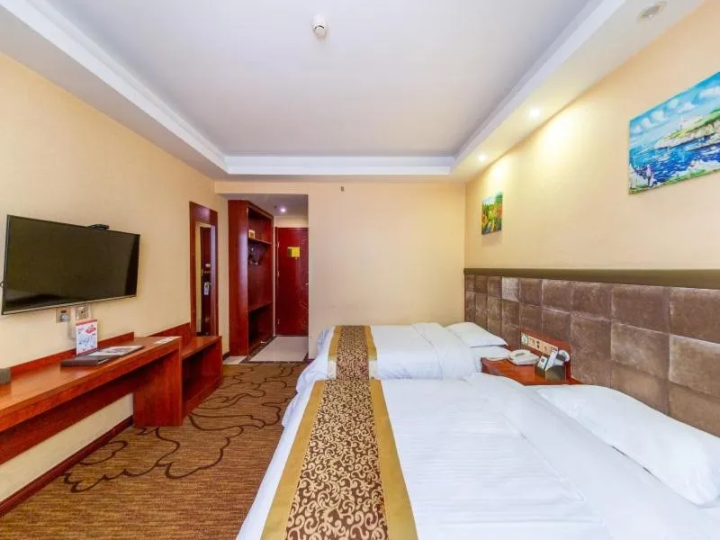Bed in GreenTree Inn GanSu LanZhou JingNing Road Express Hotel