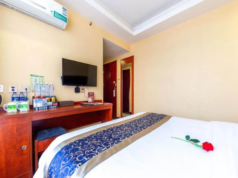 Bed in GreenTree Inn GanSu LanZhou JingNing Road Express Hotel