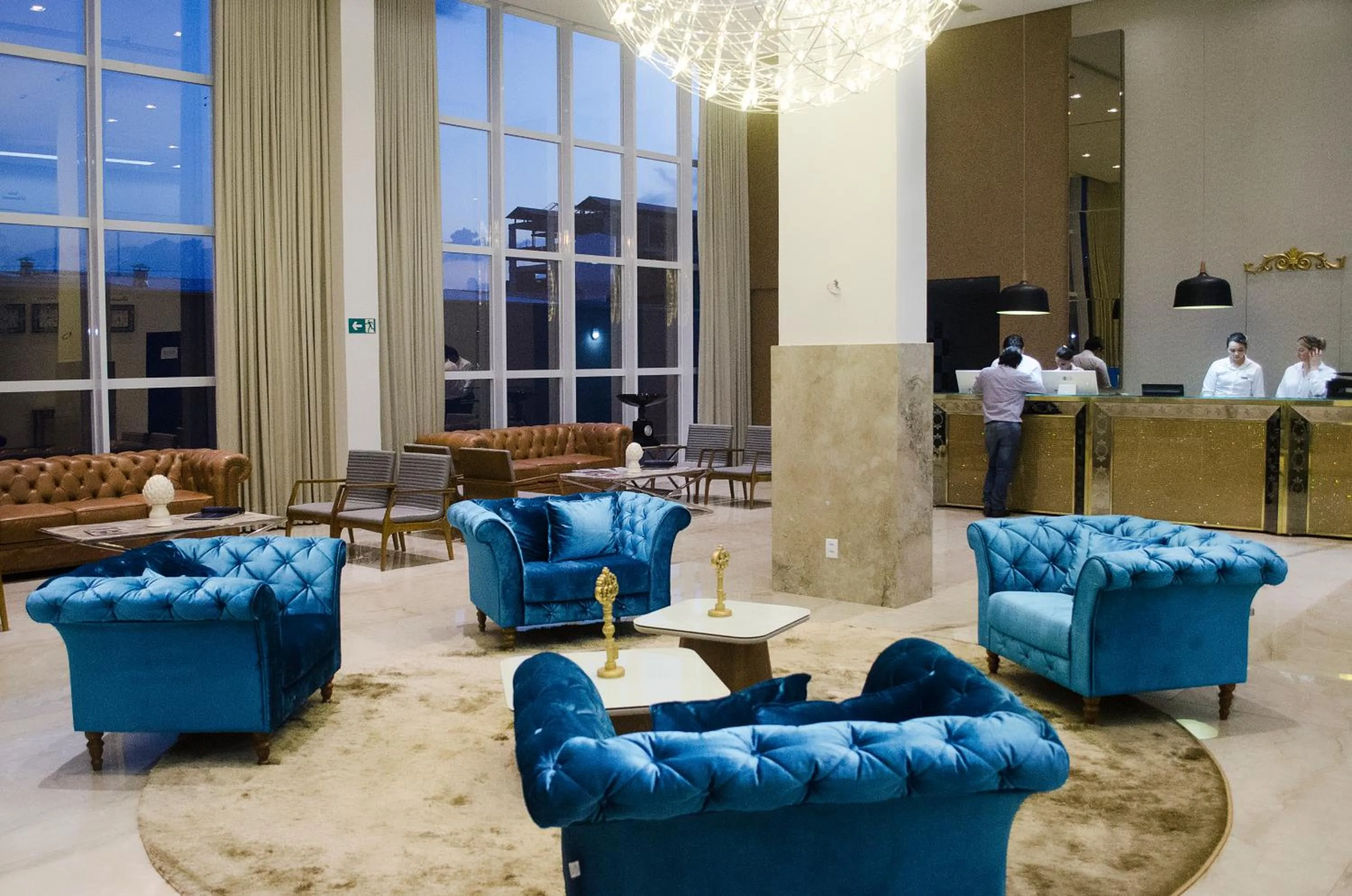 Lobby or reception in Céu Palmas Hotel