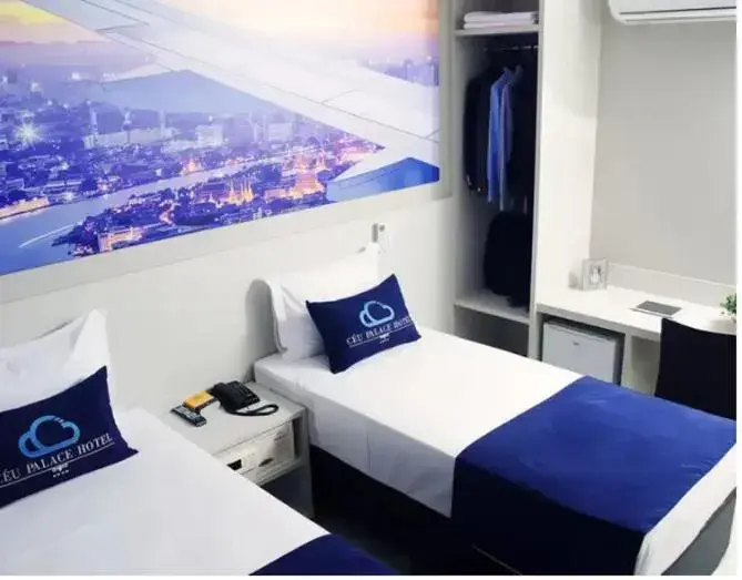 Twin Room - single occupancy in Céu Palmas Hotel Twin Room - single occupancy in Céu Palmas Hotel