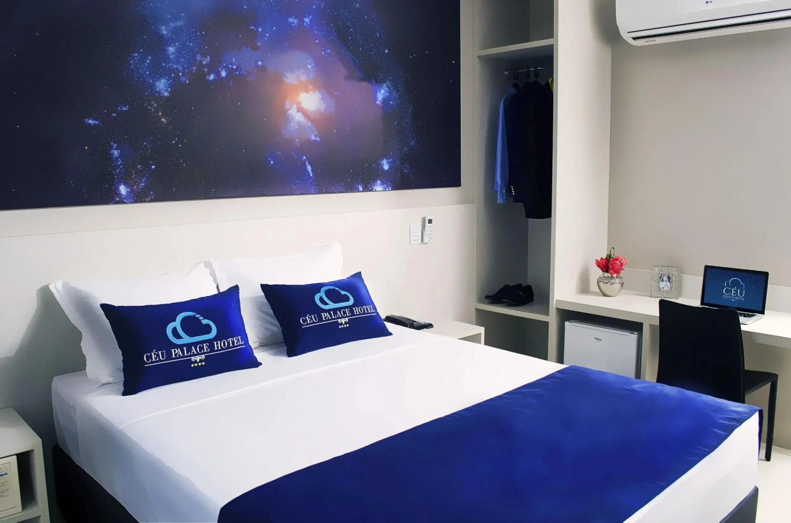 Bed in Céu Palmas Hotel