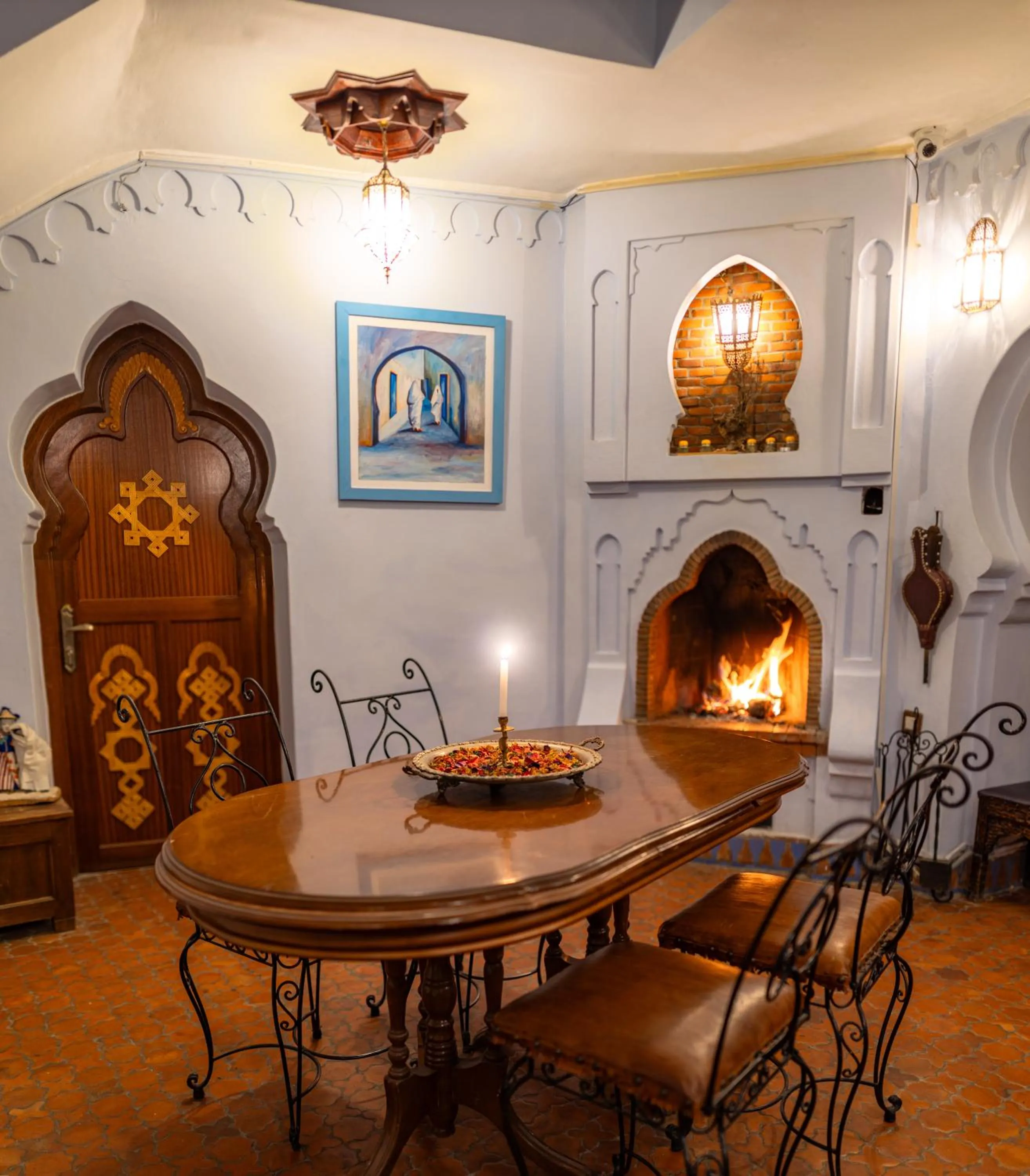 Seating area in Casa Sabila