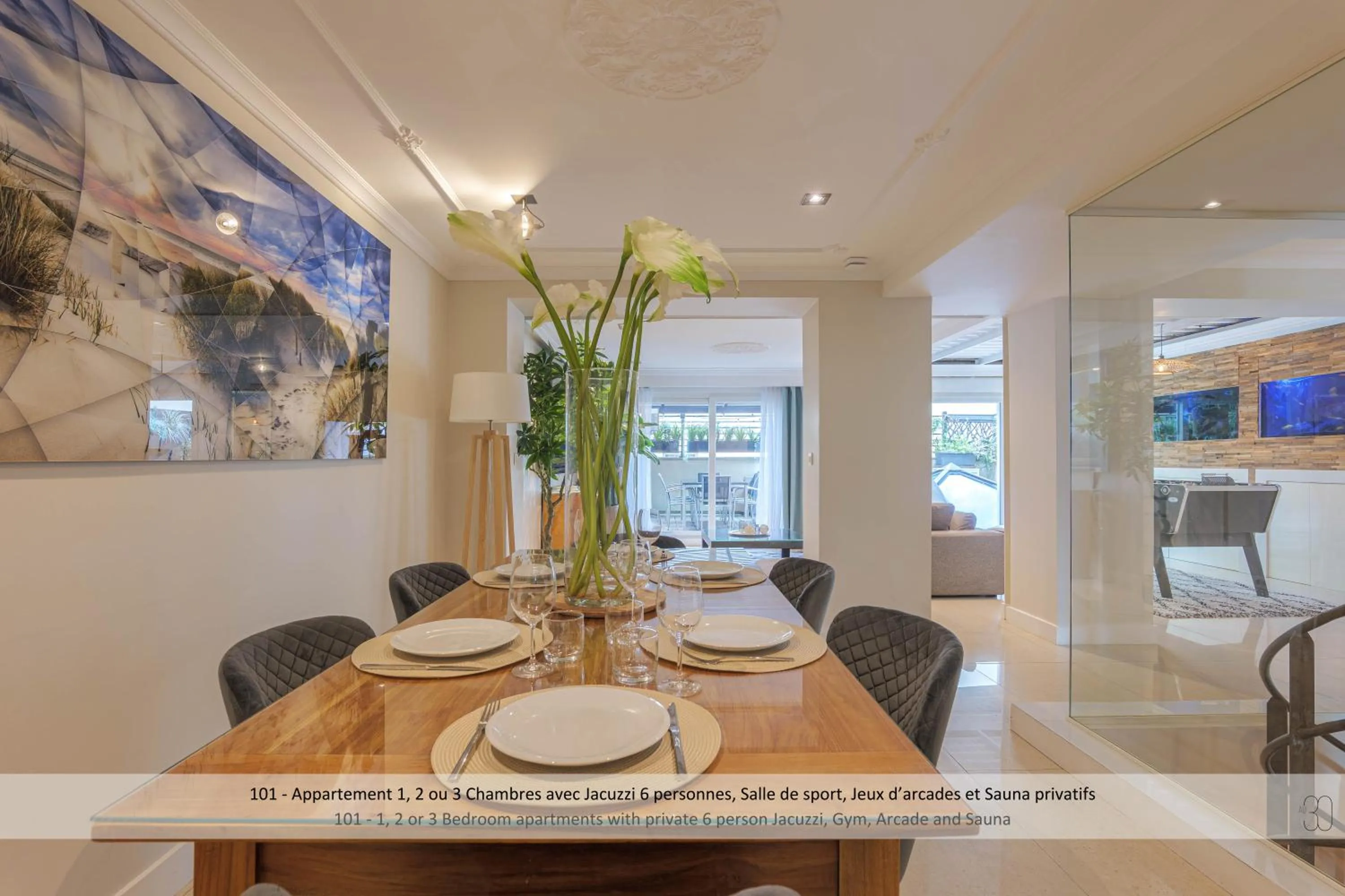 Living room in Au 30 Lille Centre Grand Palais