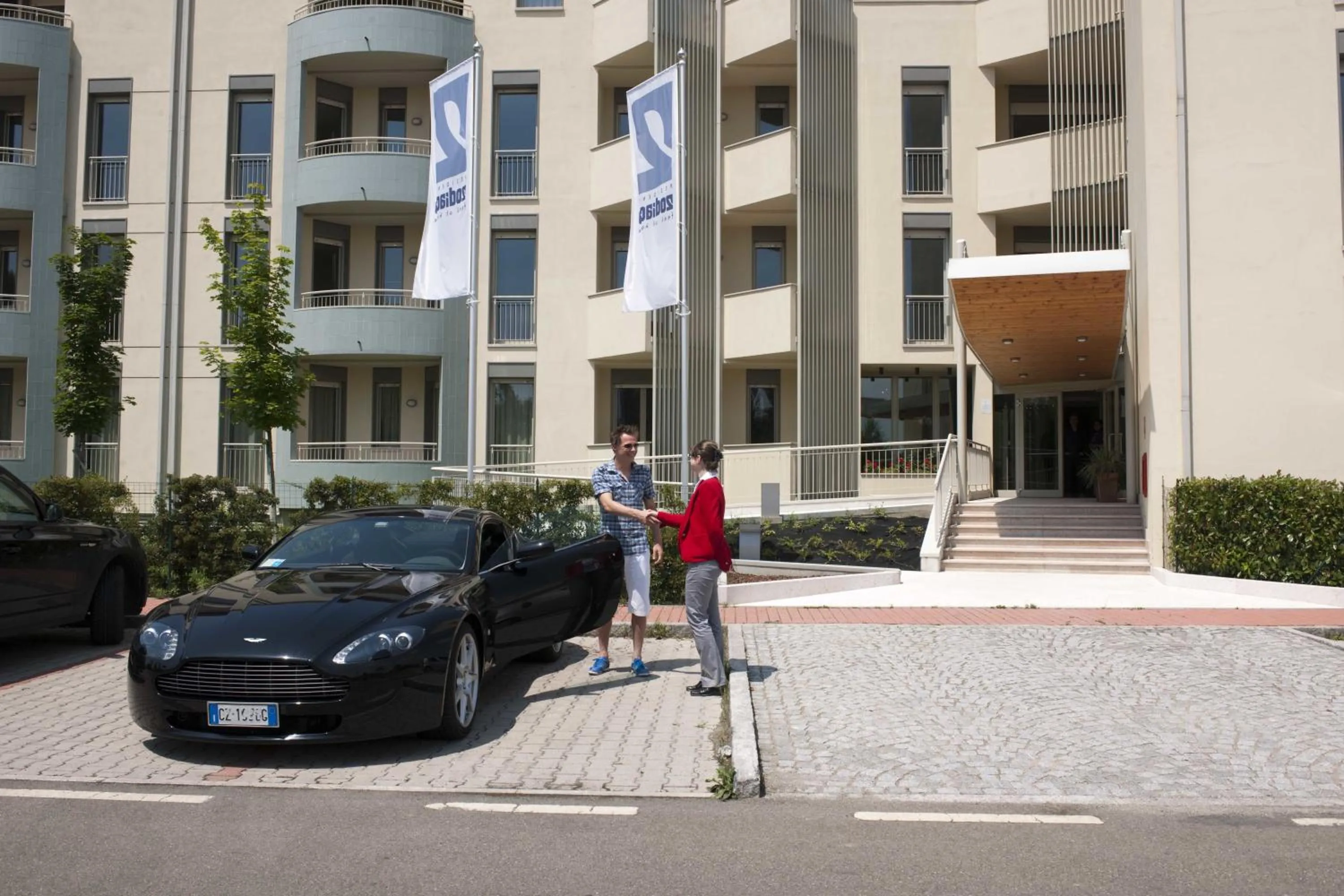 Facade/entrance in Hotel Residence Zodiaco