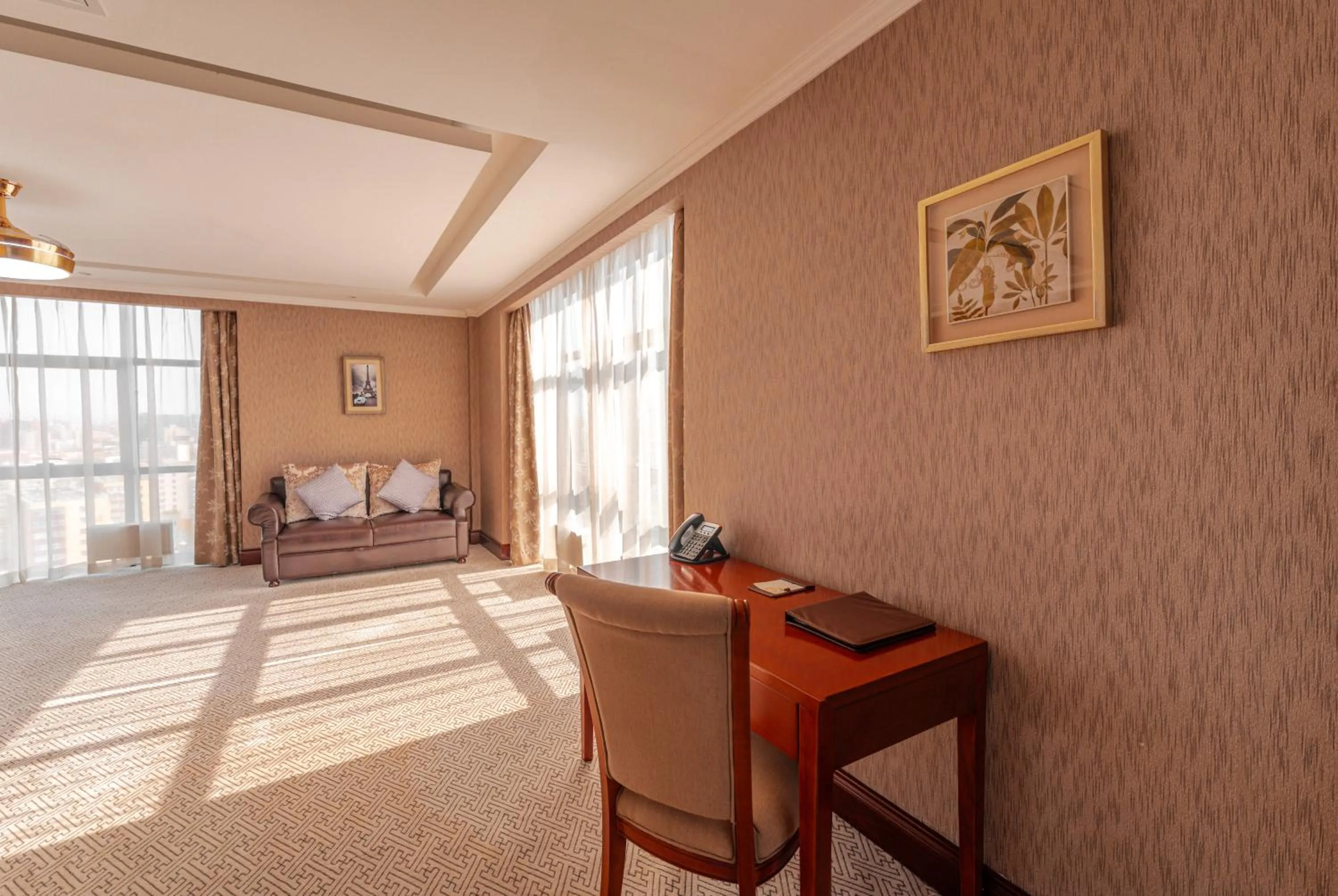 Living room in Premium Hotel Ulaanbaatar