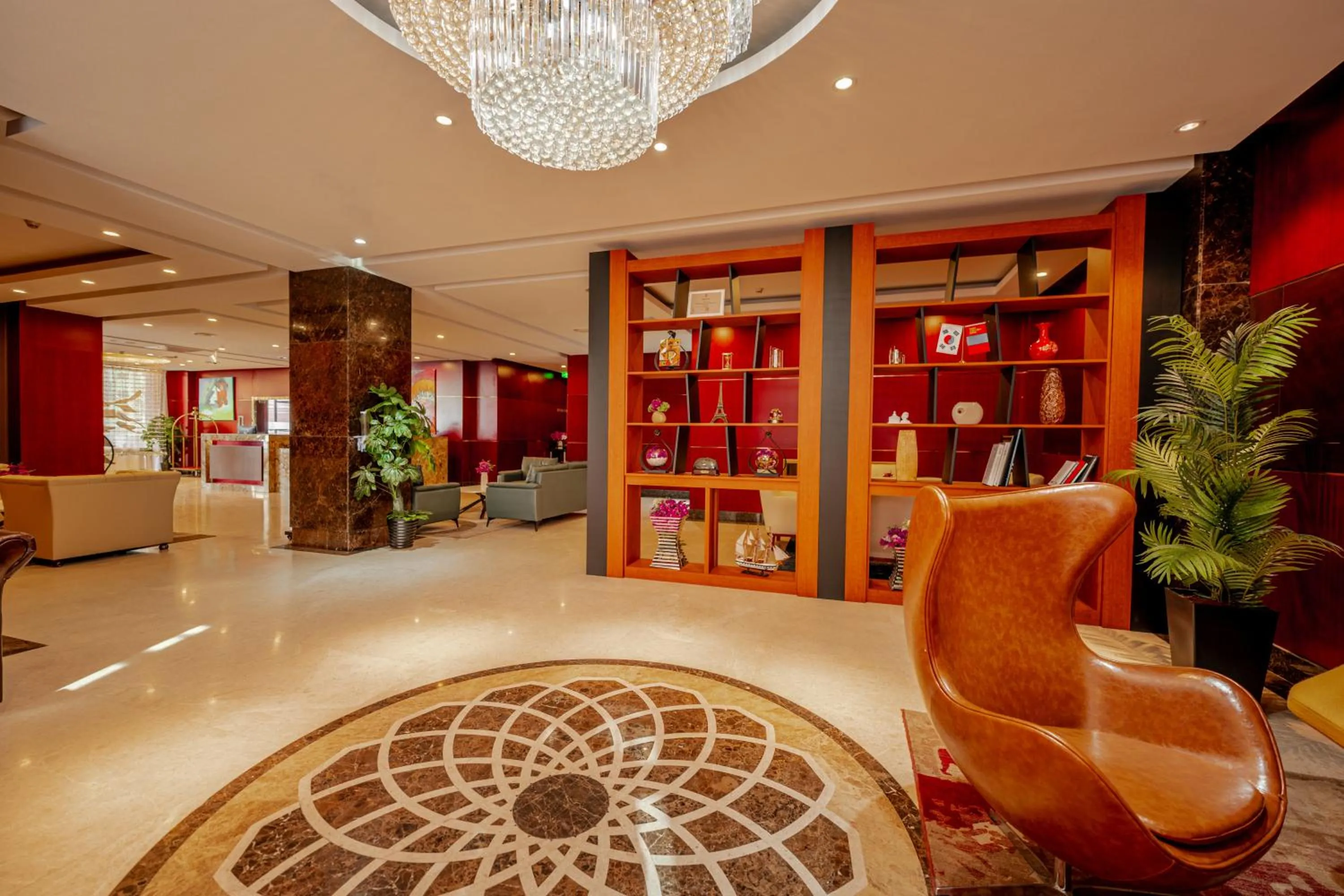 Lobby or reception in Premium Hotel Ulaanbaatar