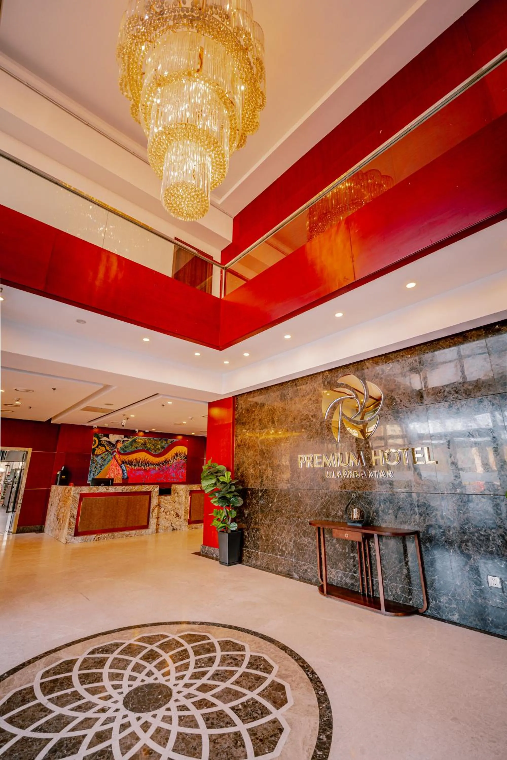 Lobby or reception in Premium Hotel Ulaanbaatar
